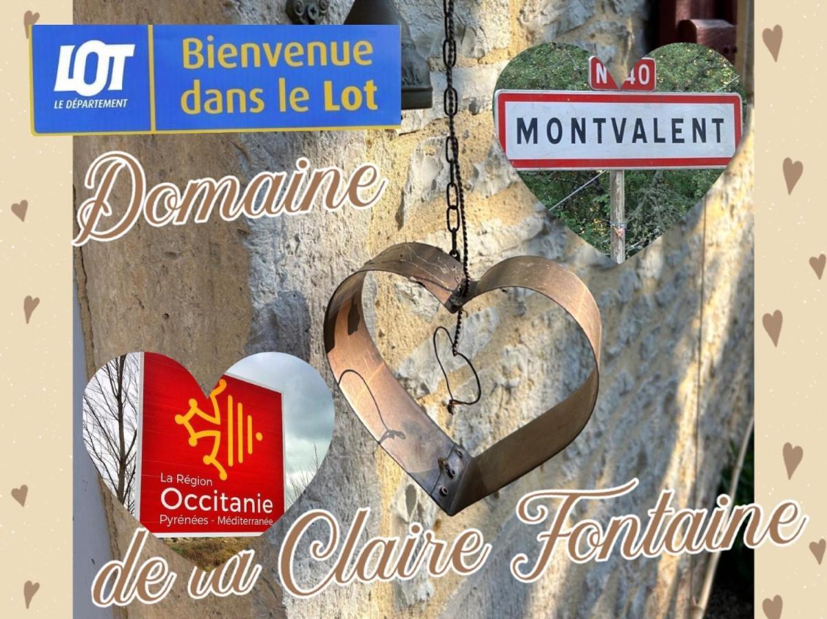 Le Domaine De La Claire Fontaine Gites -Chambres D'Hotes Montvalent Exterior foto